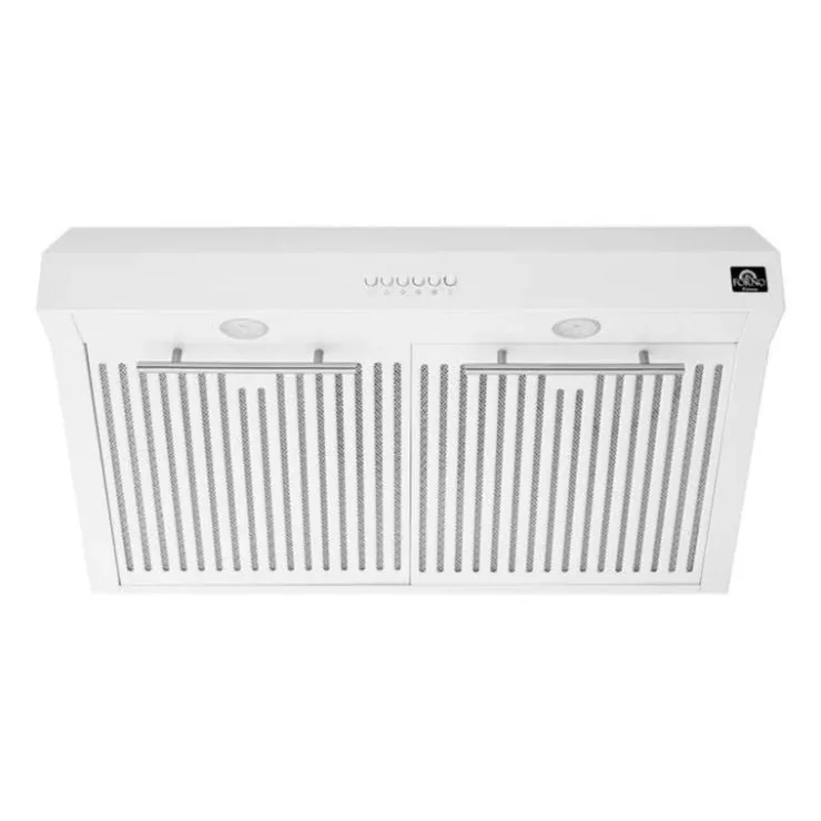 FORNO Range Hood Standard 30" , 400 CFM - FRHUC5255-30 White Hot