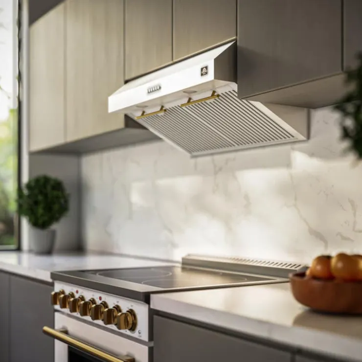 FORNO Range Hood Standard 30" , 400 CFM - FRHUC5255-30 White Hot
