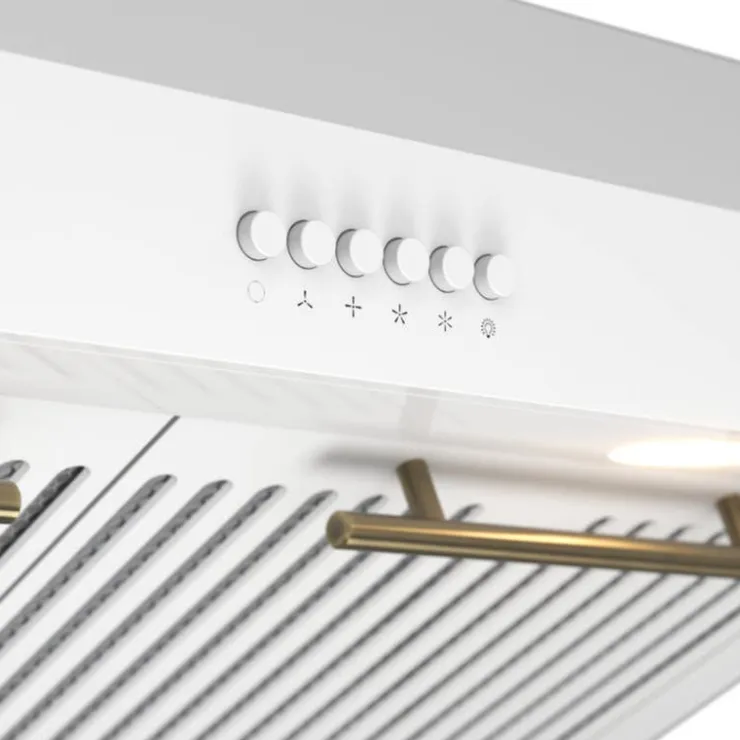 FORNO Range Hood Standard 30" , 400 CFM - FRHUC5255-30 White Hot
