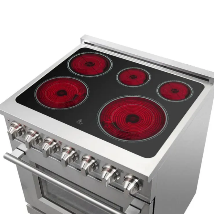 FORNO Range 30" Electric Gas - FFSEL6020-30 Stainless Discount