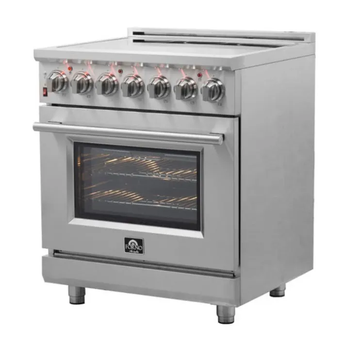FORNO Range 30" Electric Gas - FFSEL6020-30 Stainless Discount