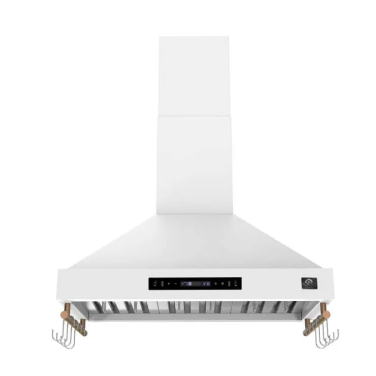 FORNO Wall-Mounted Range Hood Wall Mount 35.2" , 375 CFM - FRHWM5503-36 White New