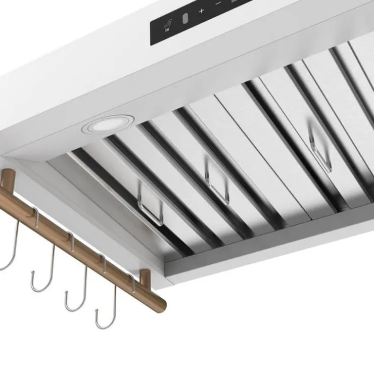 FORNO Wall-Mounted Range Hood Wall Mount 35.2" , 375 CFM - FRHWM5503-36 White New