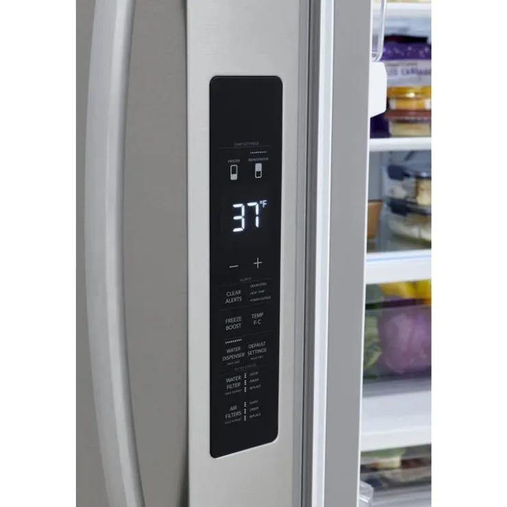 Frigidaire 28,8 36 In Cu Ft Refrigerator Bottom Freezer, French door - FRFN2813AF Stainless Sale