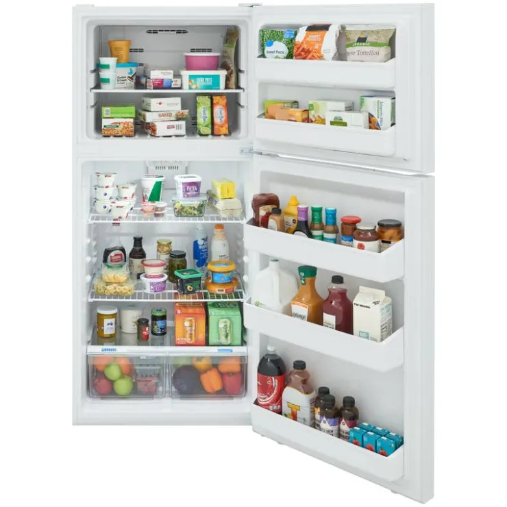 Frigidaire 18 Cu ft 30 In Refrigerator Top Freezer - FFHT1814YW White Discount
