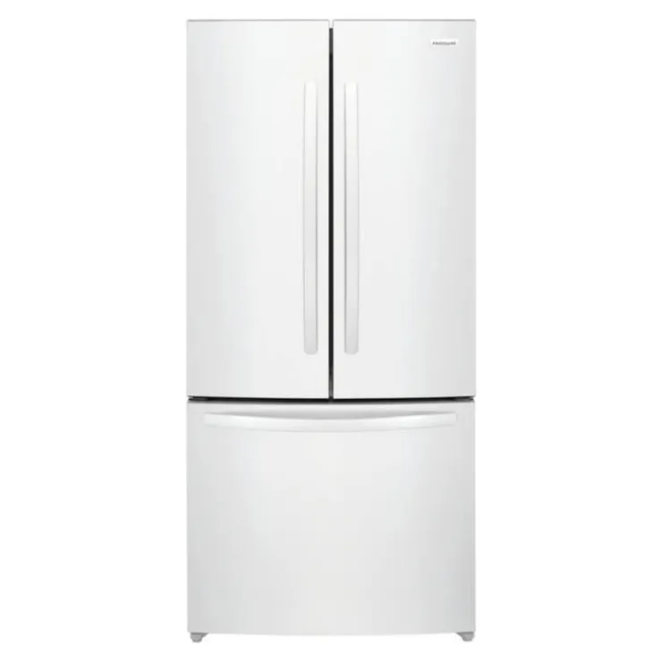 Frigidaire 18 Cu ft 32 In Refrigerator Bottom Freezer, French door - FRFG1723AW White Outlet