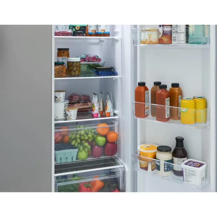 Frigidaire 21,4 Cu ft 36 In Refrigerator Side by side - FRSG2115AV Stainless Outlet