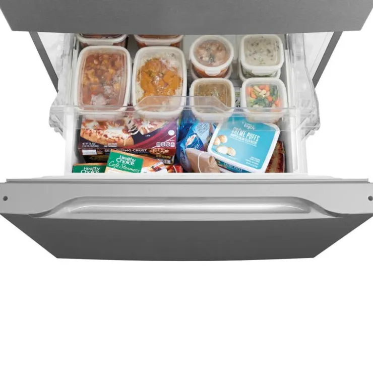Frigidaire 19 Cu ft 30 In Refrigerator Bottom Freezer - FRBE1925AF Stainless Outlet