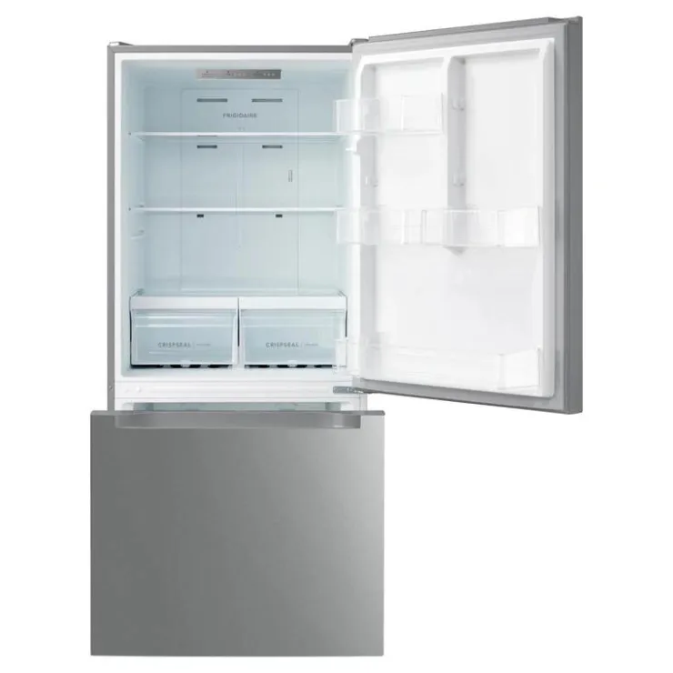 Frigidaire 19 Cu ft 30 In Refrigerator Bottom Freezer - FRBE1925AF Stainless Outlet