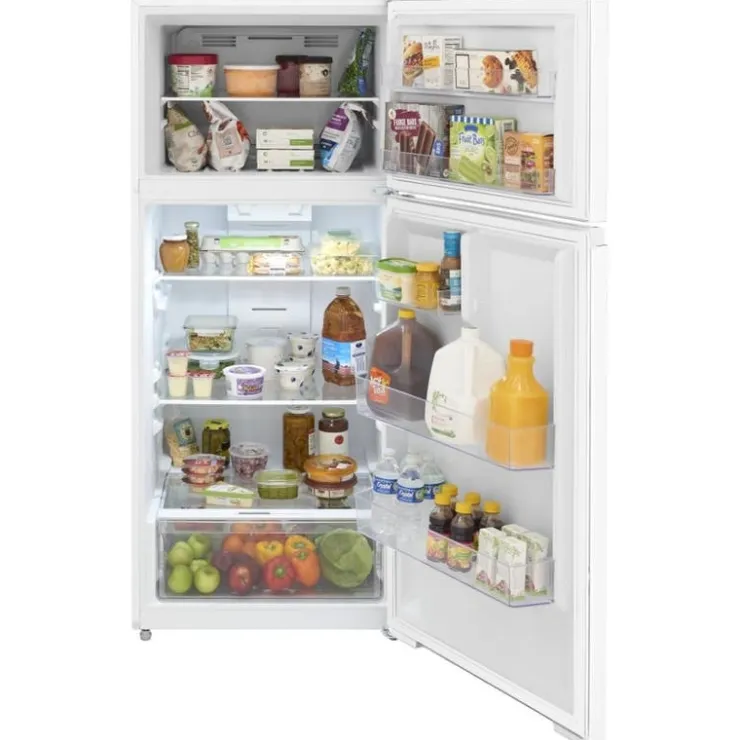 Frigidaire 16 Cu Ft 28 In Refrigerator Top Freezer - FRTE1622AW White