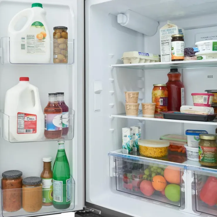Frigidaire 20 Cu ft 36 In Refrigerator Bottom Freezer, French door - FRFG2011AV Stainless New