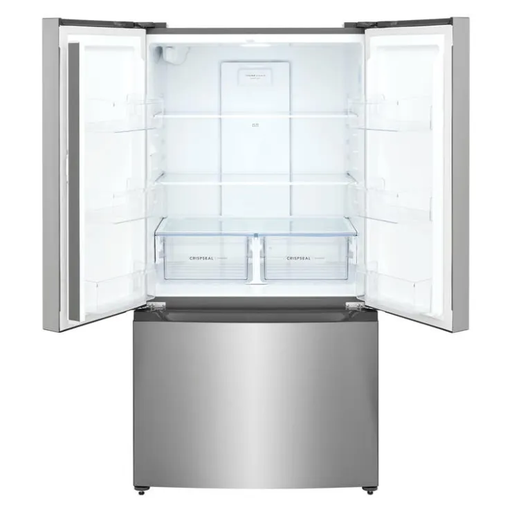 Frigidaire 20 Cu ft 36 In Refrigerator Bottom Freezer, French door - FRFG2011AV Stainless New