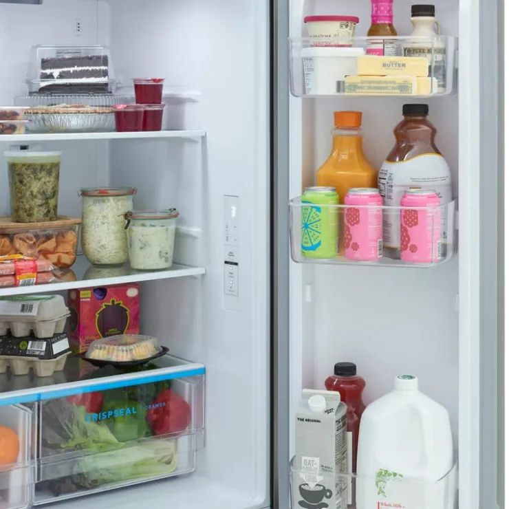 Frigidaire 20 Cu ft 33 In Refrigerator Bottom Freezer, French door - FRFG2033AV Stainless Outlet