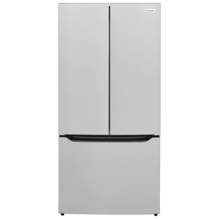 Frigidaire 20 Cu ft 33 In Refrigerator Bottom Freezer, French door - FRFG2033AV Stainless Outlet