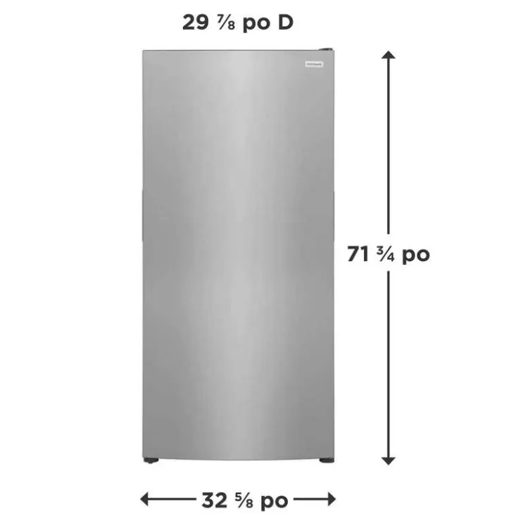 Frigidaire 20 Cu Ft 33 In Refrigerator All refrigerator - FRAE2022AF Stainless Online