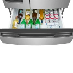 Frigidaire 26,3 Cu Ft 36 In Refrigerator Bottom Freezer, French door - FRMS2733AV Stainless Sale