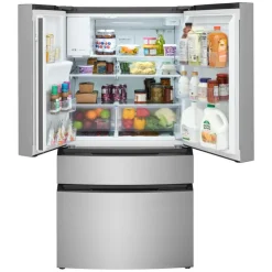 Frigidaire 26,3 Cu Ft 36 In Refrigerator Bottom Freezer, French door - FRMS2733AV Stainless Sale