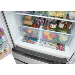 Frigidaire 26,3 Cu Ft 36 In Refrigerator Bottom Freezer, French door - FRMS2733AV Stainless Sale