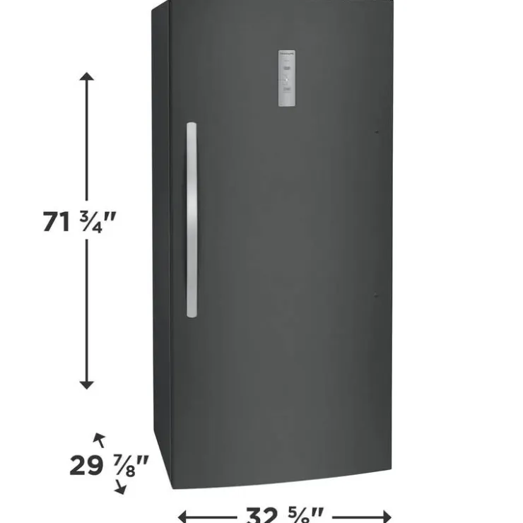Frigidaire 20 cu. ft. Freezer , Vertical, 33" - FFUE2024AN Carbon Hot