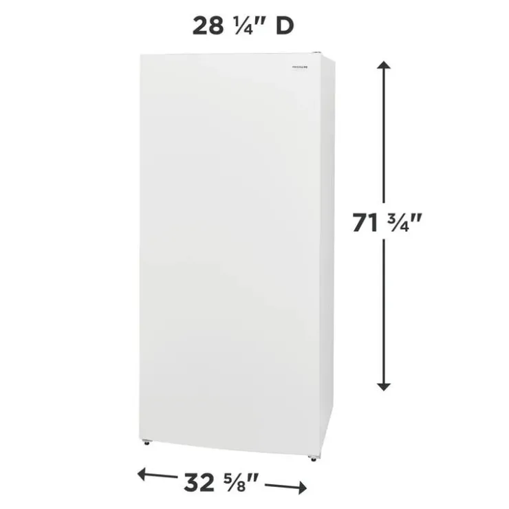 Frigidaire 20 Cu Ft Freezer , Vertical, 32" - FRUF2020AW White Outlet