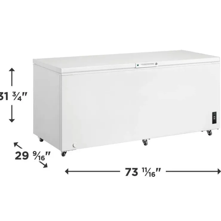 Frigidaire 20 Cu. Ft Freezer , Honrizontal, 74" - FFCL2042AW White