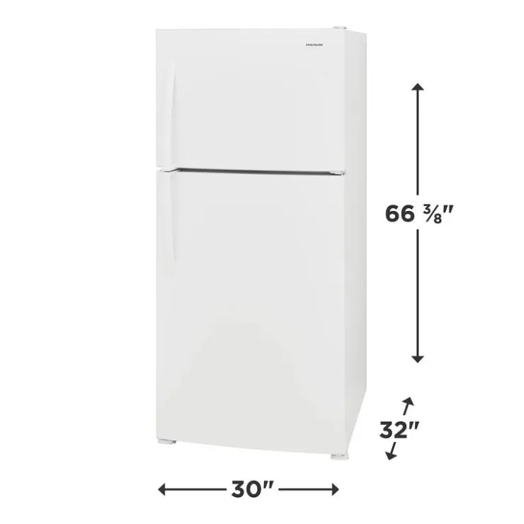 Frigidaire 20 Cu ft Refrigerator Top Freezer - FFHT2022AW White Best