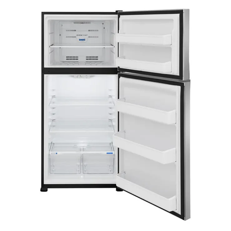 Frigidaire 20 Cu ft Refrigerator Top Freezer - FFHT2022AS Stainless Best
