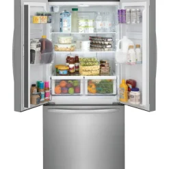 Frigidaire 32 In 17,6 Cu Ft refrigerator Bottom Freezer, French door - FRFG1723AV Stainless Clearance