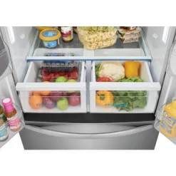 Frigidaire 32 In 17,6 Cu Ft refrigerator Bottom Freezer, French door - FRFG1723AV Stainless Clearance
