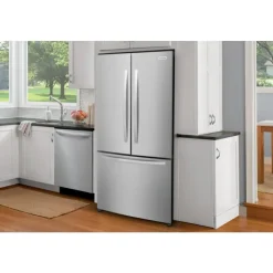 Frigidaire 32 In 17,6 Cu Ft refrigerator Bottom Freezer, French door - FRFG1723AV Stainless Clearance