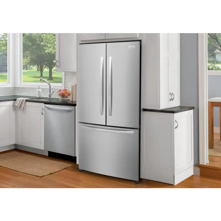 Frigidaire 32 In 17,6 Cu Ft refrigerator Bottom Freezer, French door - FRFG1723AV Stainless Clearance