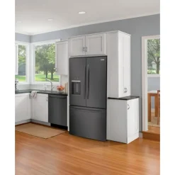 Frigidaire 36 In 27,8 Cu Ft Refrigerator Bottom Freezer, French door - FRFS2823AD Black Stainless Best