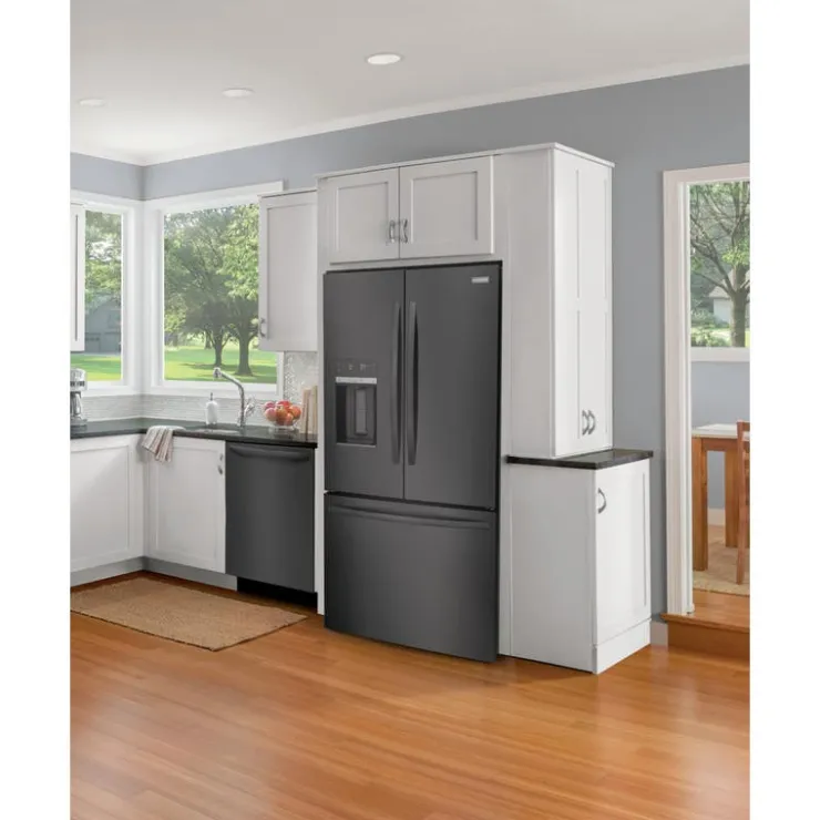 Frigidaire 36 In 27,8 Cu Ft Refrigerator Bottom Freezer, French door - FRFS2823AD Black Stainless Best