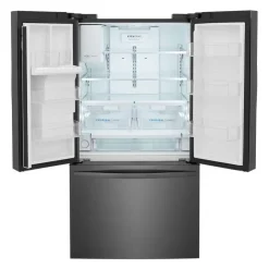 Frigidaire 36 In 27,8 Cu Ft Refrigerator Bottom Freezer, French door - FRFS2823AD Black Stainless Best