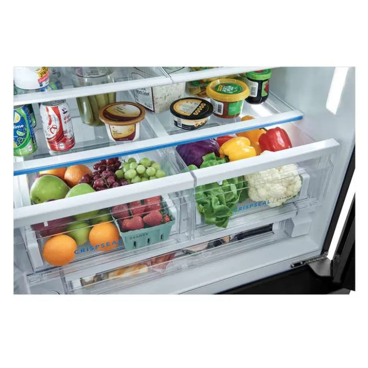 Frigidaire 36 In 27,8 Cu Ft Refrigerator Bottom Freezer, French door - FRFS2823AD Black Stainless Best