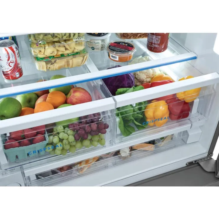 Frigidaire 36 In 27,8 Cu Ft Refrigerator Bottom Freezer, French door - FRFS2823AS Stainless Online