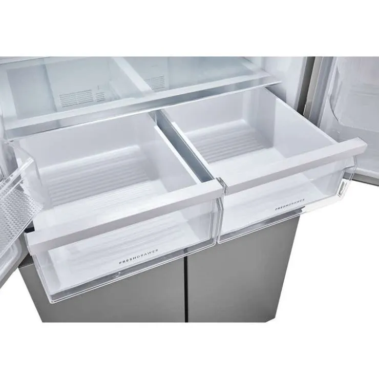 Frigidaire 33 in 17,4 cu ft refrigerator Bottom Freezer, French door - FRQG1721AV Stainless Clearance