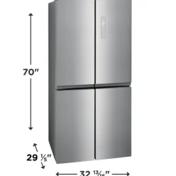 Frigidaire 33 in 17,4 cu ft refrigerator Bottom Freezer, French door - FRQG1721AV Stainless Clearance