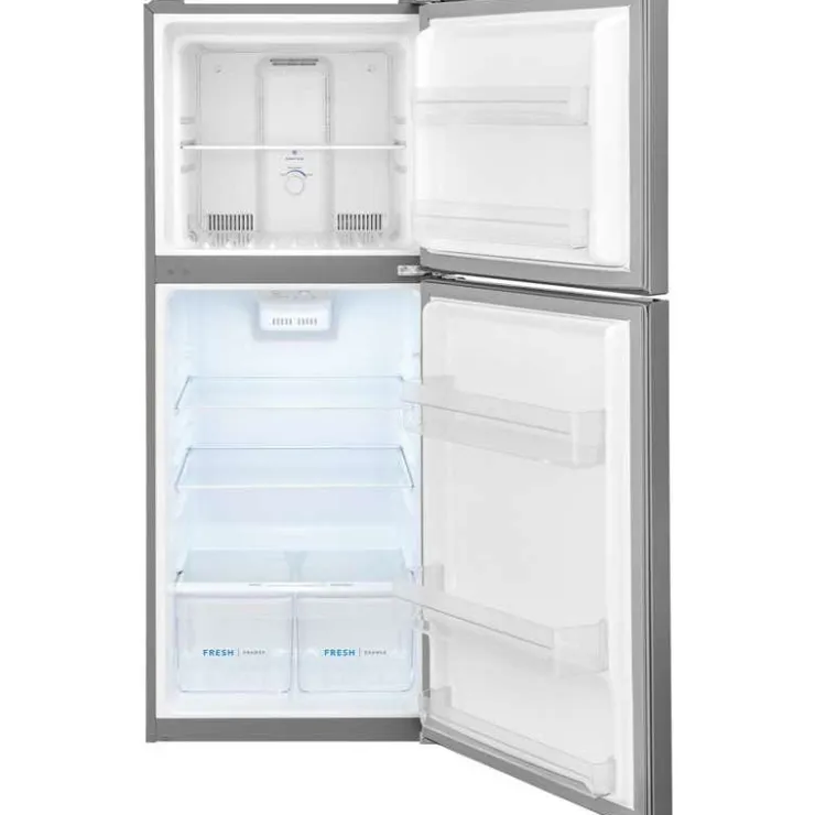 Frigidaire 24 in 11,6 ft cu refrigerator Top Freezer - FFET1222UV Stainless Online