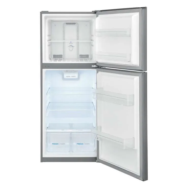 Frigidaire 24 in 10,1 ft cu refrigerator Top Freezer - FFET1022UV Stainless Sale