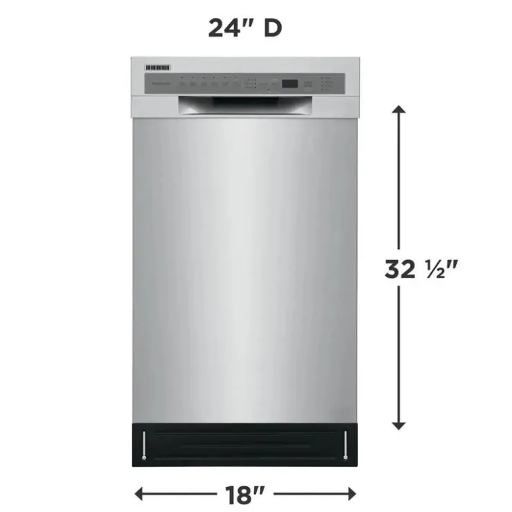 Frigidaire dishwasher Built-In 18" 52dB - FFBD1831US Stainless New