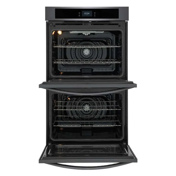 Frigidaire Double Built-in Wall Oven 30" Electric - FCWD3027AD Black Stainless Best