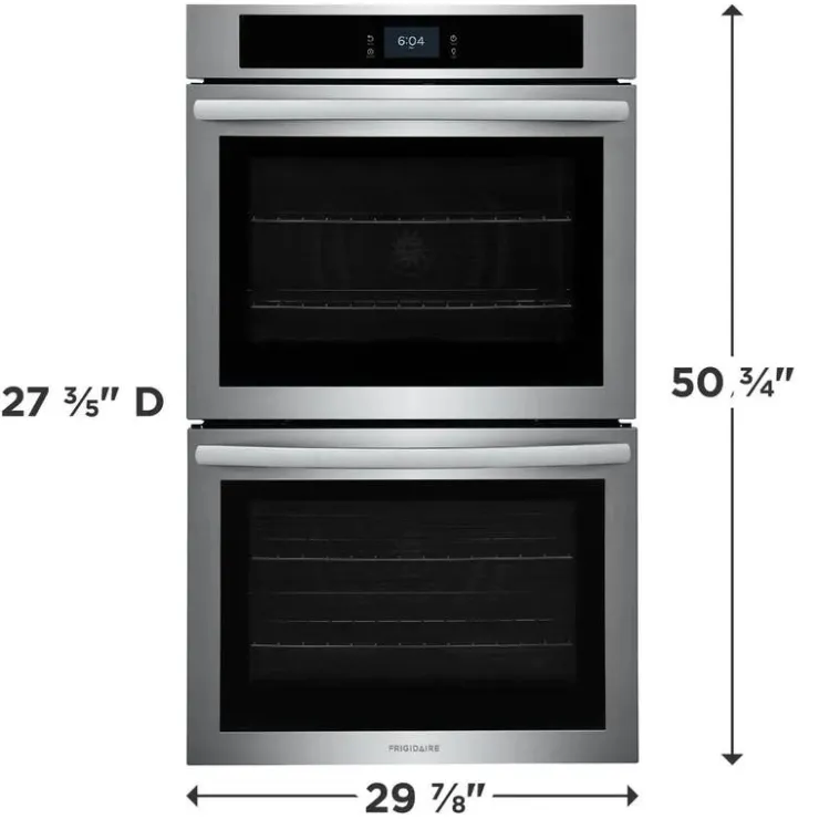 Frigidaire Double Built-in Wall Oven 30" Electric - FCWD3027AS Stainless Best