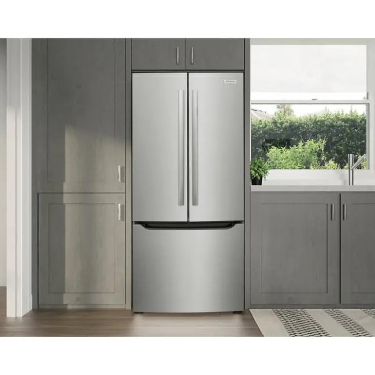 Frigidaire Gallery 28,8 Cu ft 30 In Refrigerator Bottom Freezer, French door - GRFN2023AF Stainless Outlet