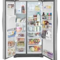 Frigidaire Gallery 36 in 22,3 Cu Ft refrigerator Side by side - GRSC2352AF Stainless Outlet