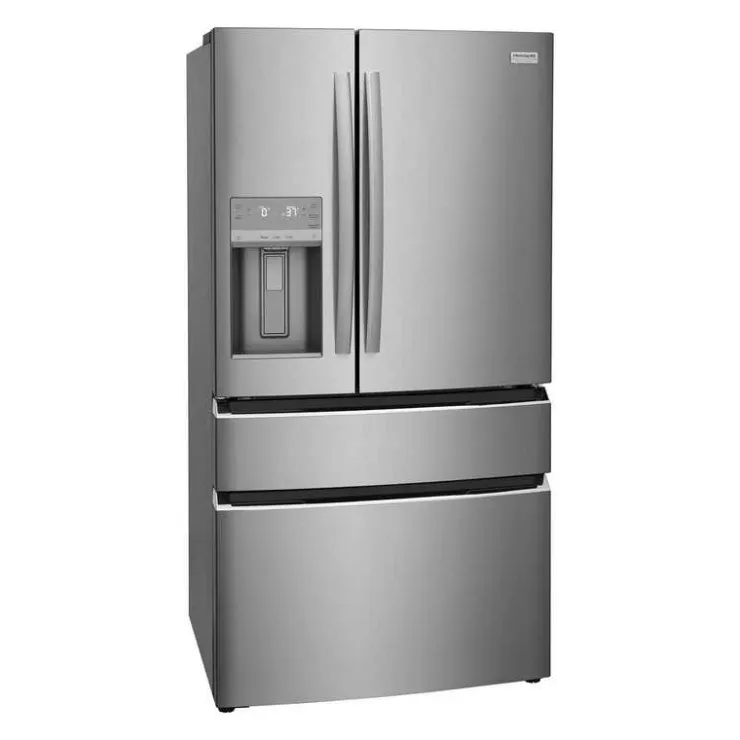 Frigidaire Gallery 36 In 26,3 Cu Ft Refrigerator Bottom Freezer, French door - GRMS2773AF Stainless New