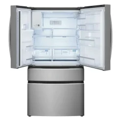 Frigidaire Gallery 36 In 26,3 Cu Ft Refrigerator Bottom Freezer, French door - GRMS2773AF Stainless New