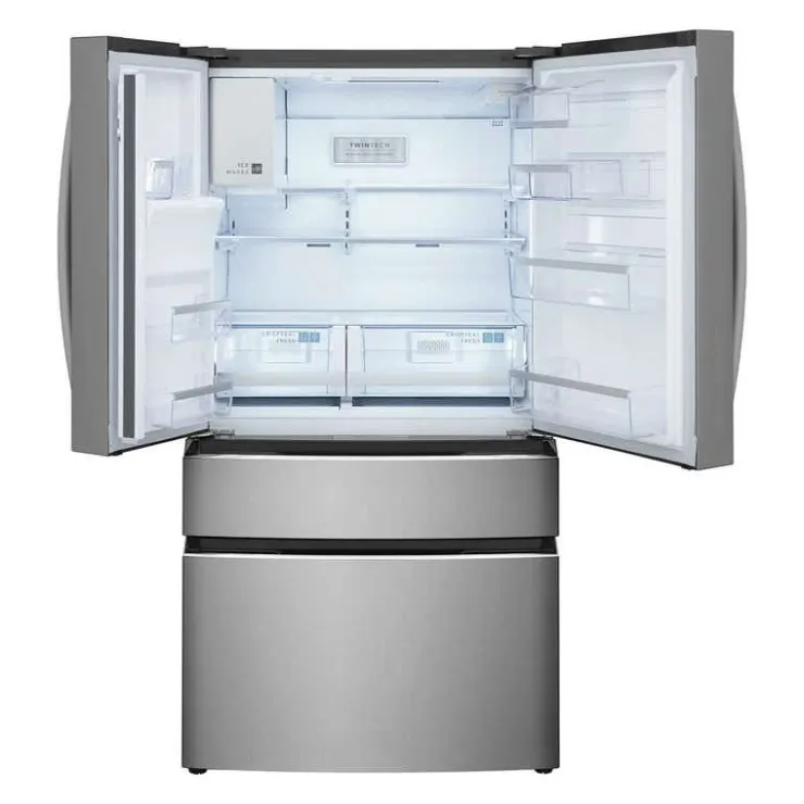 Frigidaire Gallery 36 In 26,3 Cu Ft Refrigerator Bottom Freezer, French door - GRMS2773AF Stainless New