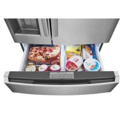 Frigidaire Gallery 36 In 26,3 Cu Ft Refrigerator Bottom Freezer, French door - GRMS2773AF Stainless New