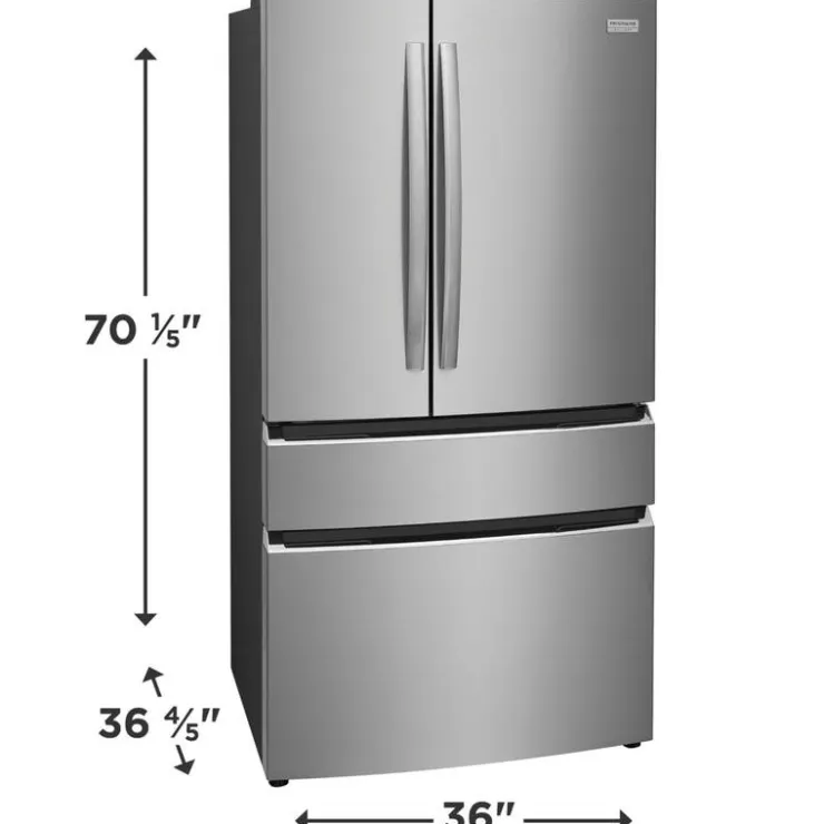 Frigidaire Gallery 36 In 27,2 Cu Ft Refrigerator - GRMN2872AF Stainless Best